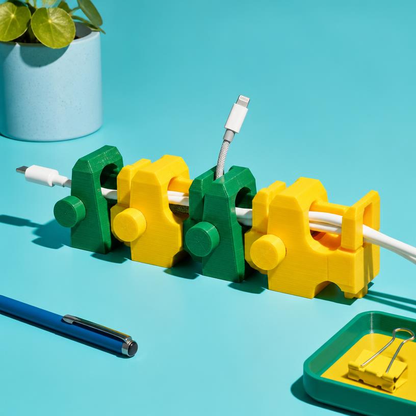 Passa-fio Pop, objeto impresso em 3D