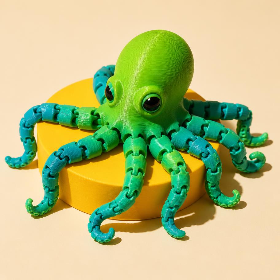 Polvo Tato, objeto impresso em 3D