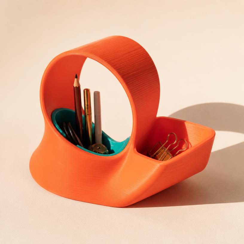 Porta-trecos Loop, objeto impresso em 3D