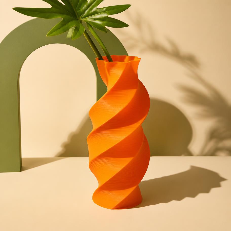 Vaso Espiral, objeto impresso em 3D
